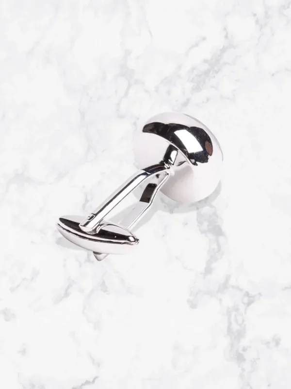 Palenzo Accessoires Et Chaussures | Prêt-à-porter | Boutons de manchettes métal - Argenté boussoles