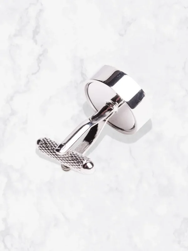 Palenzo Accessoires Et Chaussures | Prêt-à-porter | Boutons de manchettes métal - Argenté cadrans