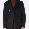 Palenzo Prêt-à-porter | Manteaux | Caban slim - Bleu marine