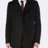 Palenzo Prêt-à-porter | Manteaux | Caban slim - Noir