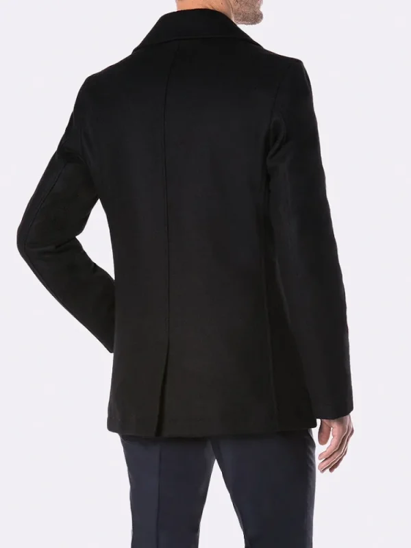 Palenzo Prêt-à-porter | Manteaux | Caban slim - Noir