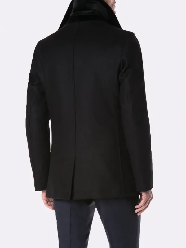 Palenzo Prêt-à-porter | Manteaux | Caban slim - Noir
