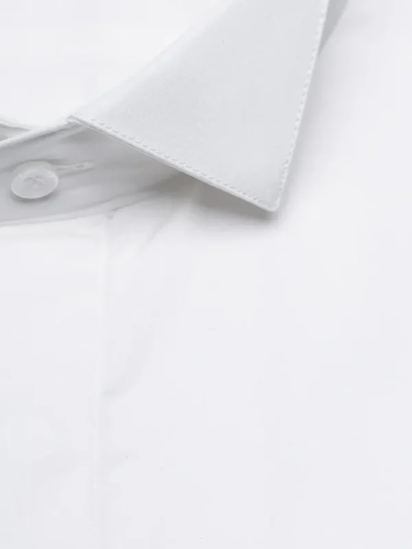Palenzo Prêt-à-porter | Chemises Cérémonie | Chemise col cassé poignets mousquetaires - Ecru