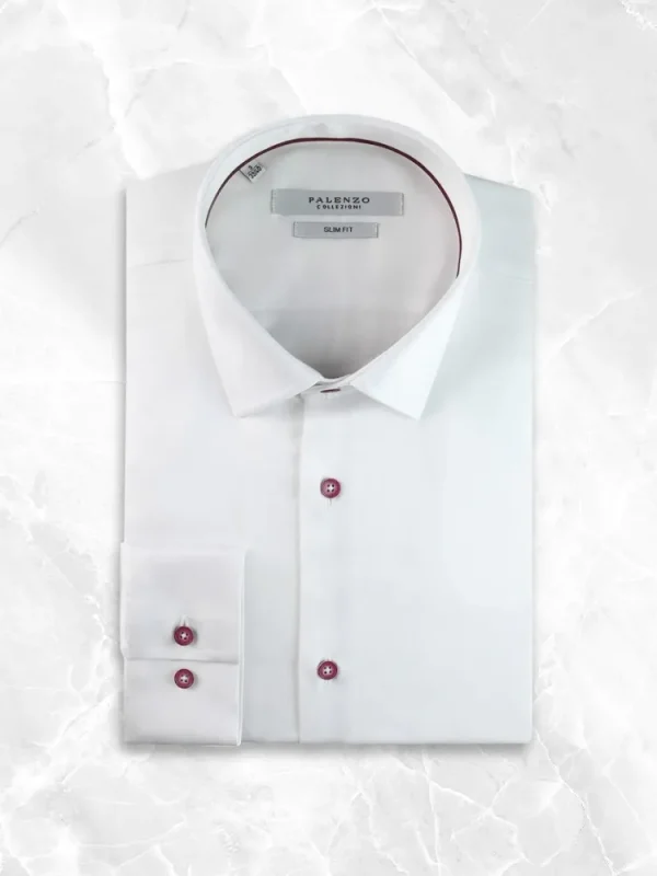 Palenzo Prêt-à-porter | Chemises | Chemise col français - Blanc
