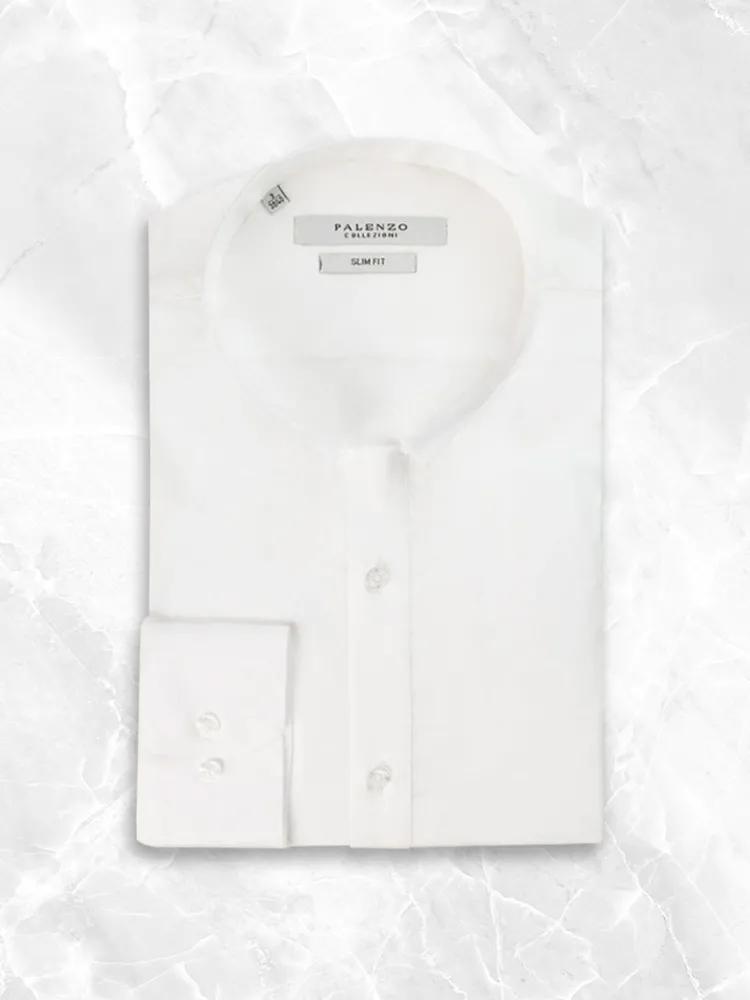 chemise_col_invers__blanc_0-2.webp Palenzo Prêt-à-porter | Chemise col inversé - Blanc bi matière