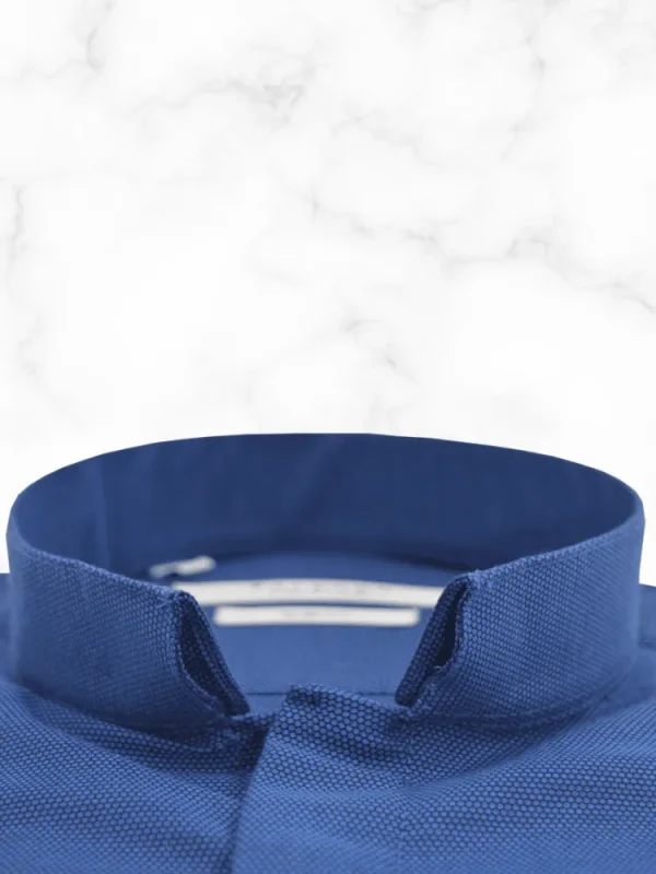 Palenzo Prêt-à-porter | Chemises | Chemise col inversé - Bleu