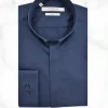 Palenzo Prêt-à-porter | Chemises | Chemise col inversé - Bleu marine