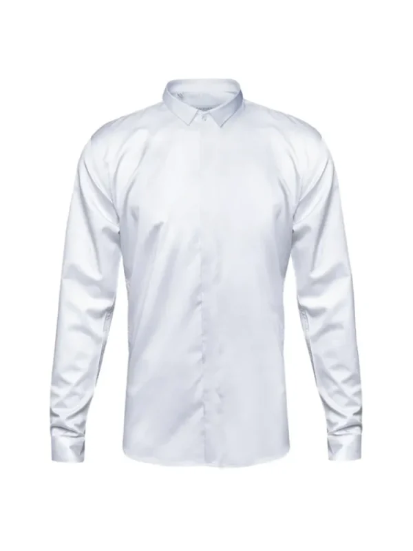 Palenzo Prêt-à-porter | Chemises | Chemise extra petit col - Blanc