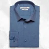 Palenzo Prêt-à-porter | Chemise petit col français - Bleu imprimé