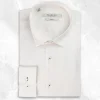 Palenzo Prêt-à-porter | Chemises | Chemise petit col français - Pois bordeaux