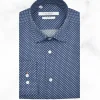 Palenzo Prêt-à-porter | Chemises | Chemise petit col français - Bleu marine imprimé