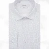 Palenzo Prêt-à-porter | Chemise petit col français - Blanc imprimé