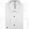 Palenzo Prêt-à-porter | Chemises | Chemise petit col français - Blanc