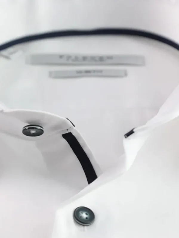 Palenzo Prêt-à-porter | Chemise petit col français - Blanc