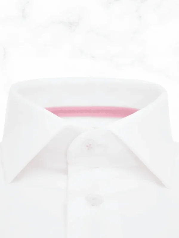 Palenzo Prêt-à-porter | Chemises | Chemise petit col français - Blanc