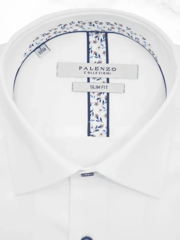 Palenzo Prêt-à-porter | Chemises | Chemise petit col français - Blanc