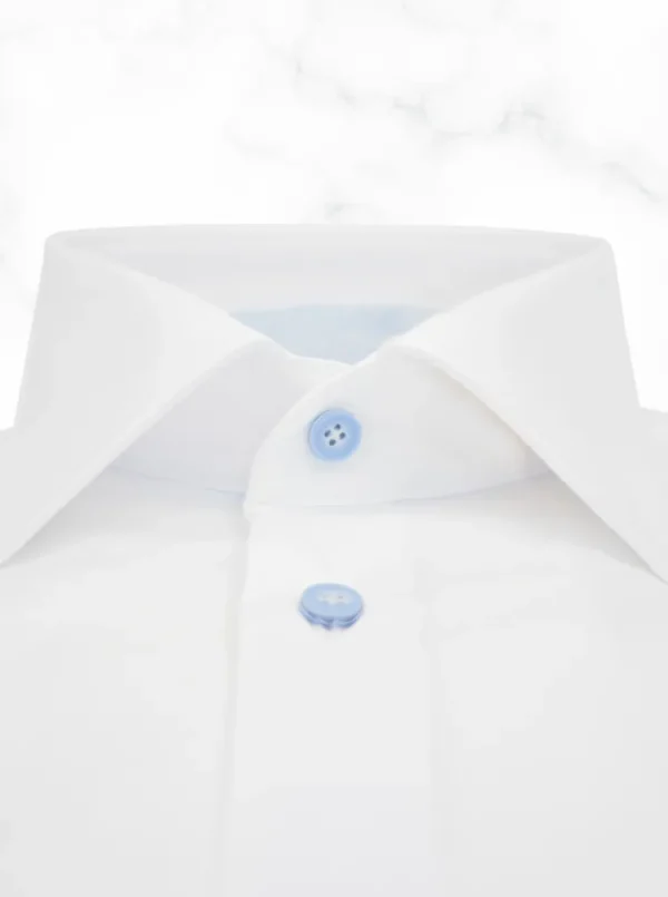Palenzo Prêt-à-porter | Chemise petit col français - Blanc