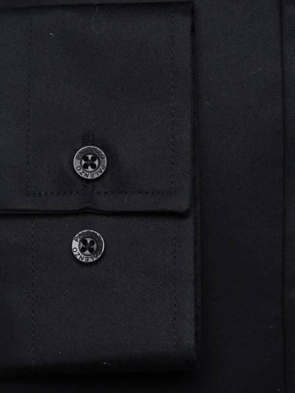 Palenzo Prêt-à-porter | Chemises | Chemise petit col français - Noir