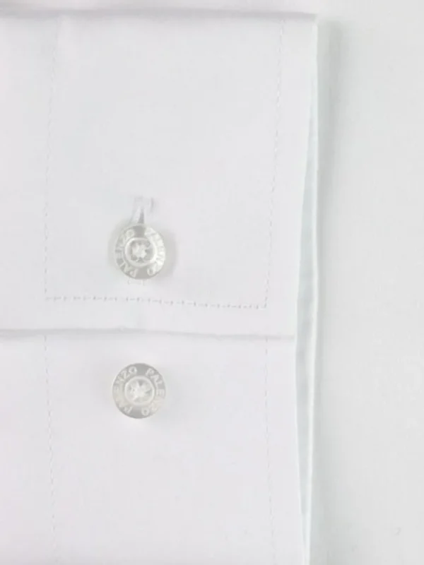 Palenzo Prêt-à-porter | Chemises | Chemise petit col français - Blanc
