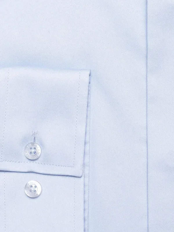 Palenzo Prêt-à-porter | Chemises | Chemise petit col français - Bleu ciel
