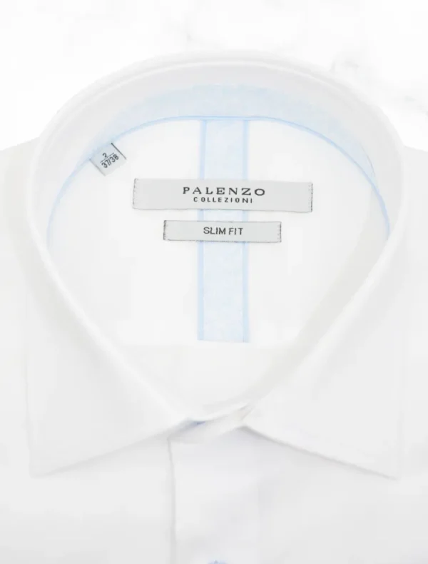 Palenzo Prêt-à-porter | Chemise petit col français - Blanc