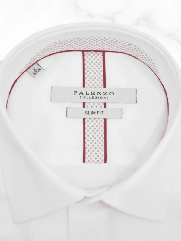 Palenzo Prêt-à-porter | Chemises | Chemise petit col français - Blanc