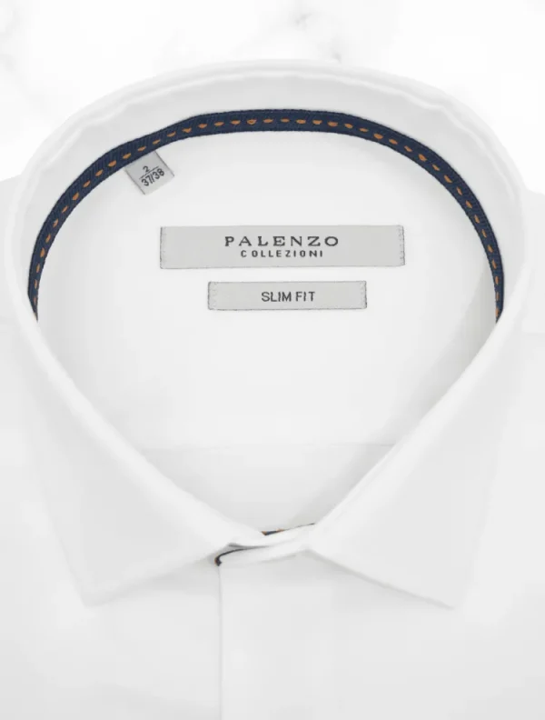 Palenzo Chemises | Chemise petit col français - Blanc