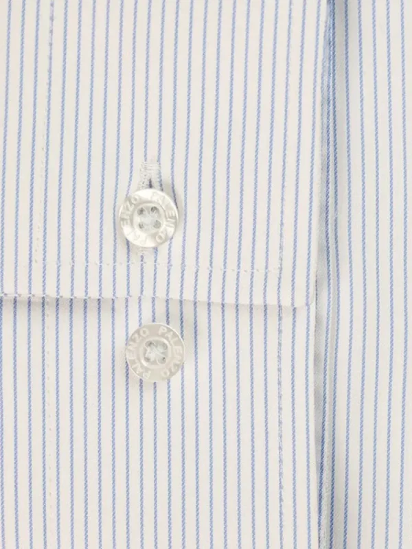 Palenzo Prêt-à-porter | Chemises | Chemise petit col français - Bleu rayures