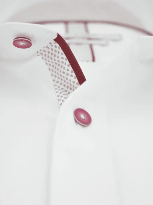 Palenzo Prêt-à-porter | Chemises | Chemise petit col français - Blanc