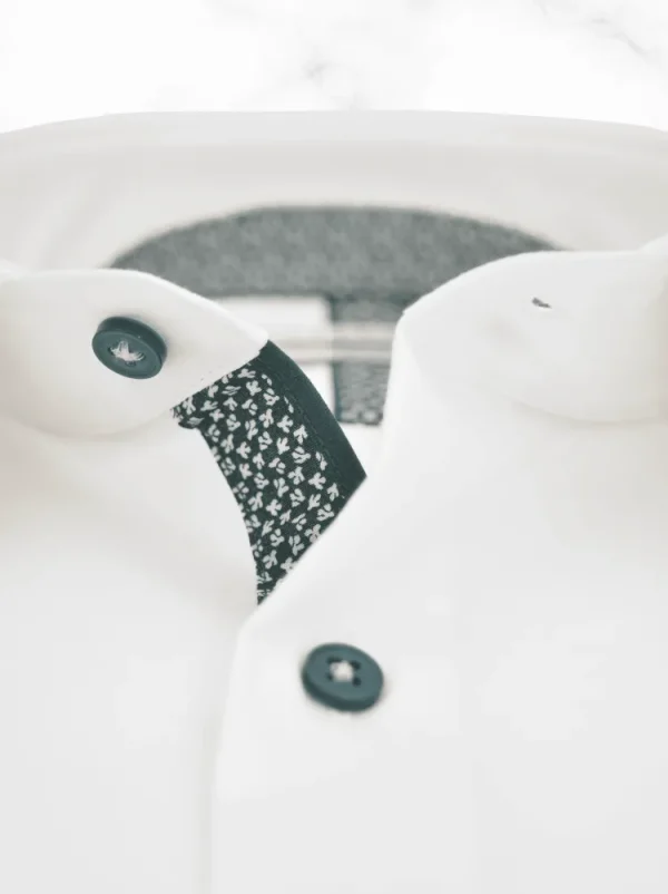 Palenzo Prêt-à-porter | Chemises | Chemise petit col français - Blanc