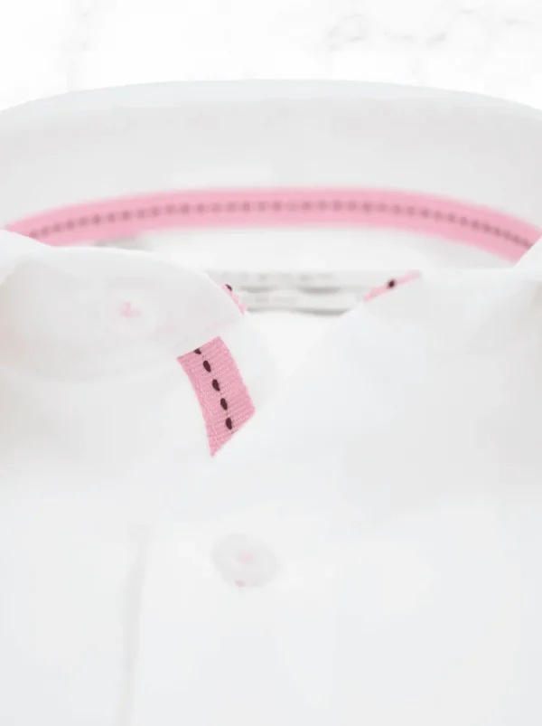 Palenzo Prêt-à-porter | Chemises | Chemise petit col français - Blanc