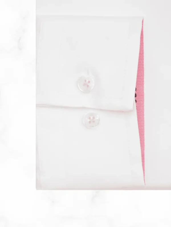 Palenzo Prêt-à-porter | Chemises | Chemise petit col français - Blanc