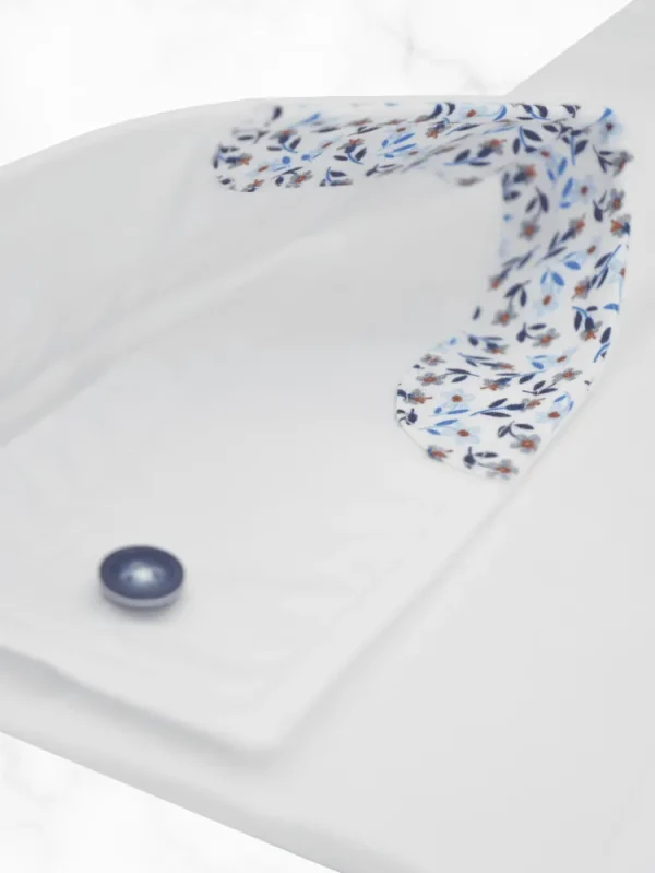 Palenzo Prêt-à-porter | Chemises | Chemise petit col français - Blanc