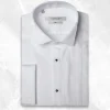 Palenzo Cérémonie | Prêt-à-porter | Chemise plastron col cassé - Blanc