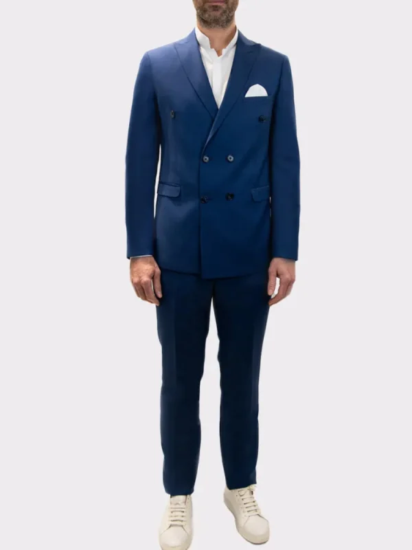 Palenzo Prêt-à-porter | Costume croisé - Bleu