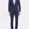 Palenzo Prêt-à-porter | Costume slim fit - Bleu carbone