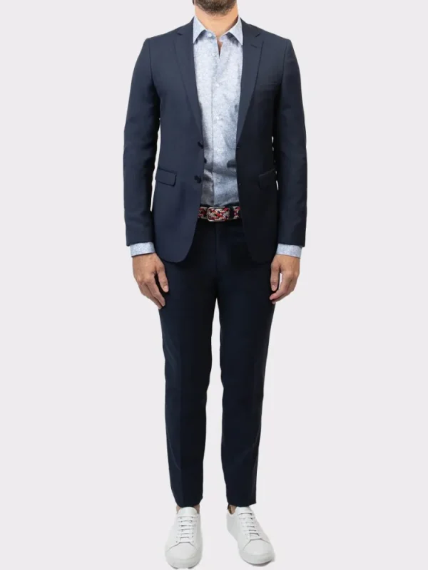 Palenzo Prêt-à-porter | Costume slim fit - Bleu