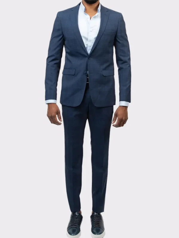 Palenzo Prêt-à-porter | Costume slim fit - Bleu