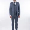 Palenzo Prêt-à-porter | Costume slim fit - Bleu