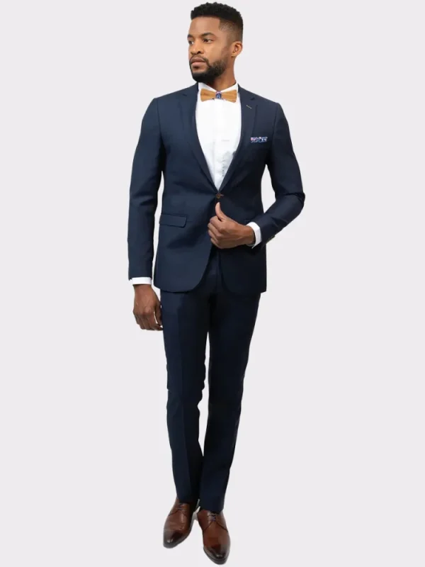 Palenzo Prêt-à-porter | Costume slim fit - Bleu