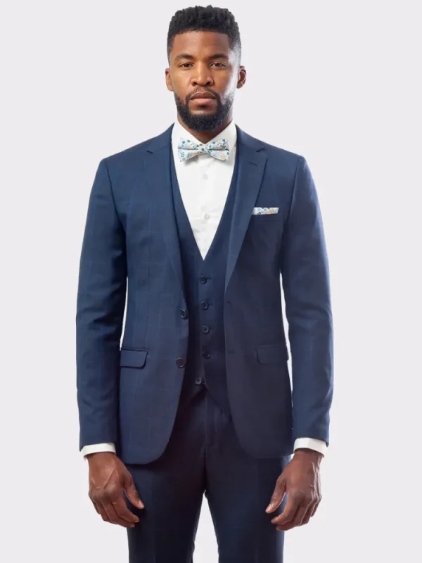 Palenzo Prêt-à-porter | Costume slim fit - Bleu