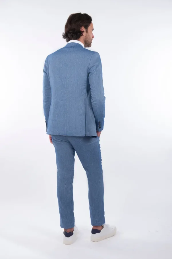 Palenzo Prêt-à-porter | Costume slim Fit - Bleu