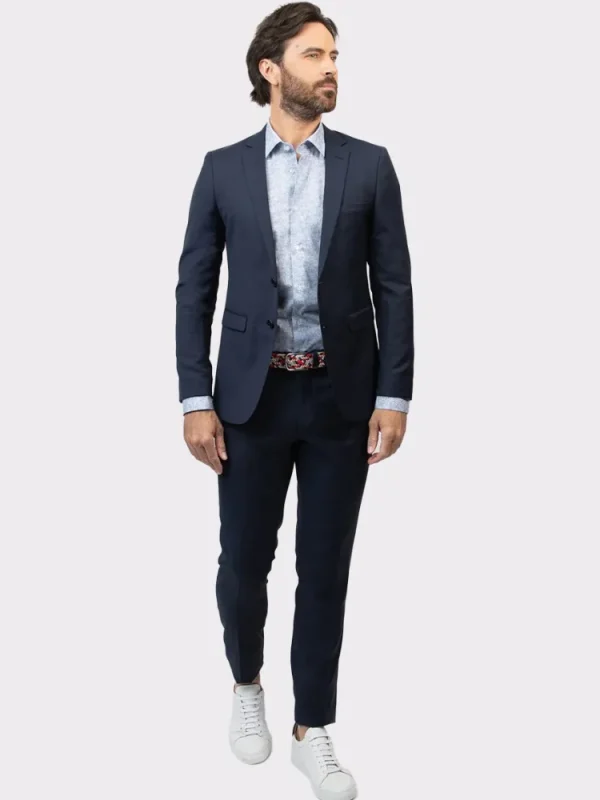 Palenzo Prêt-à-porter | Costume slim fit - Bleu