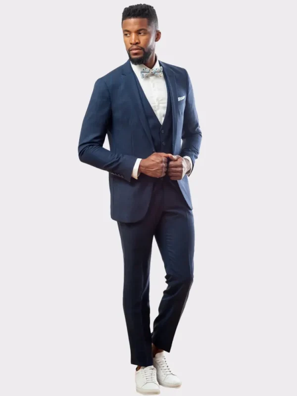 Palenzo Prêt-à-porter | Costume slim fit - Bleu
