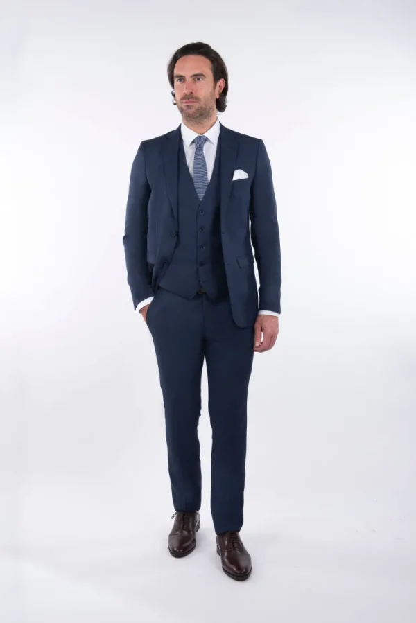 Palenzo Prêt-à-porter | Costume slim fit - Bleu marine