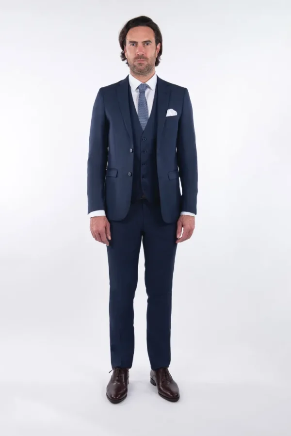 Palenzo Prêt-à-porter | Costume slim fit - Bleu marine