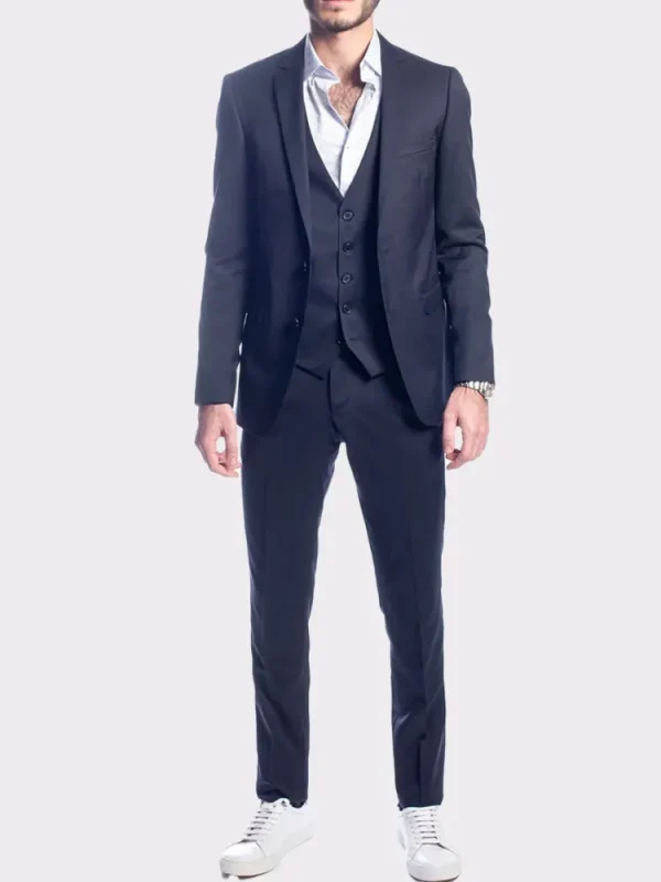 Palenzo Prêt-à-porter | Costume slim fit - Bleu nuit