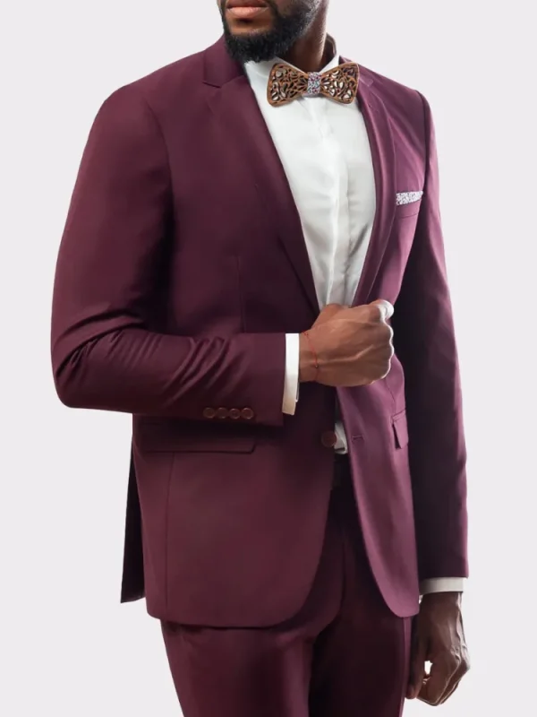 Palenzo Prêt-à-porter | Costume slim fit - Bordeaux