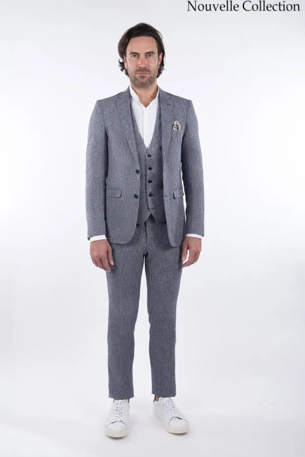 Palenzo Prêt-à-porter | Costume slim fit - Gris