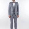 Palenzo Prêt-à-porter | Costume slim fit - Gris